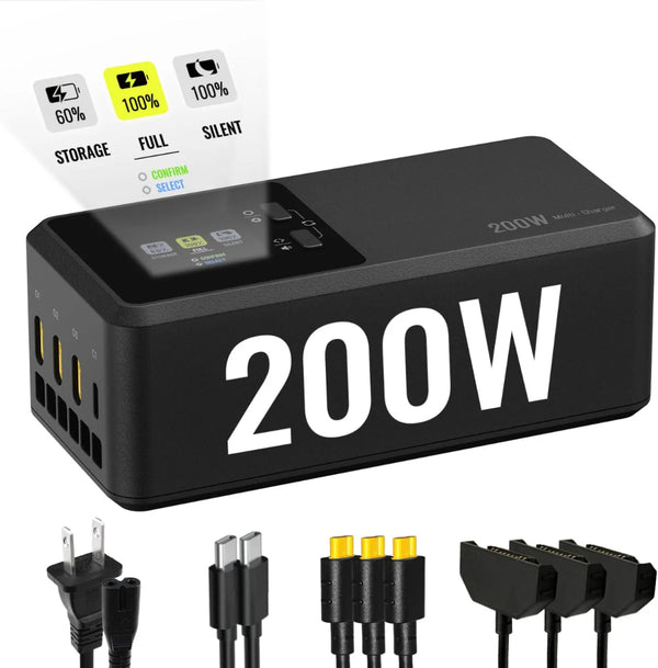  200W Matrice 4 Series Battery Charging Hub for DJI Matrice 4T/4E