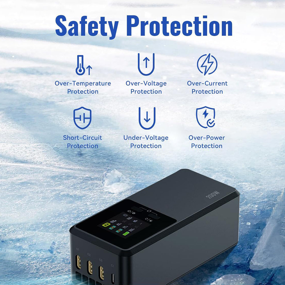 200W Matrice 4 Series Battery Charging Hub for DJI Matrice 4T/4E